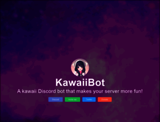 kawaiibot.xyz screenshot