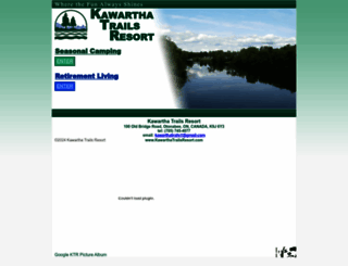 kawarthatrailsresort.com screenshot
