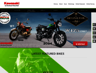 kawasaki-india.com screenshot
