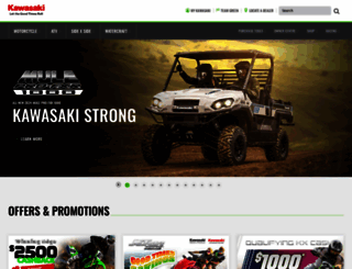 kawasaki.com.au screenshot