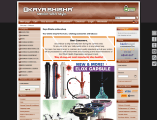 kaya-shisha.de screenshot