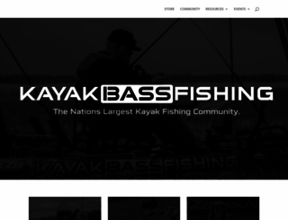 kayakbassfishing.com screenshot