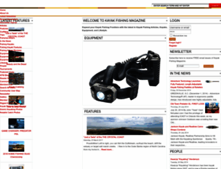 kayakfishingmagazine.net screenshot