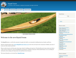 kayakforum.com screenshot