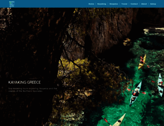 kayakinggreece.com screenshot