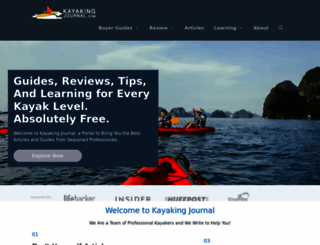 kayakingjournal.com screenshot