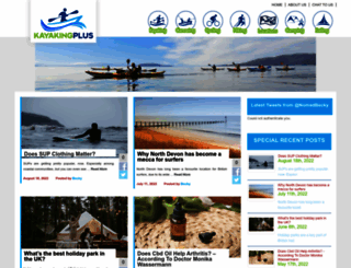kayakingplus.com screenshot