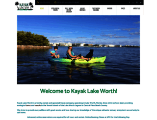 kayaklakeworth.com screenshot