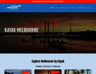 kayakmelbourne.com.au screenshot