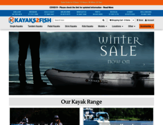 kayaks2fish.com screenshot