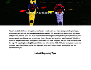 kayakshome.com screenshot
