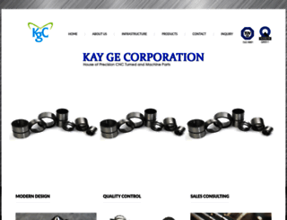 kaygecorp.com screenshot