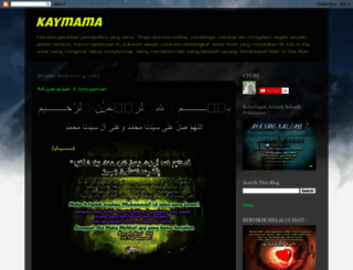 kaymamablog.blogspot.com screenshot