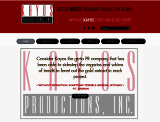 kayosproductions.com screenshot
