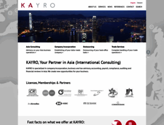 kayro.com.hk screenshot