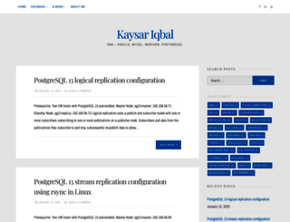 kaysariqbal.com screenshot