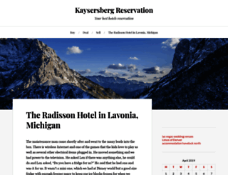 kaysersberg-reservation.com screenshot
