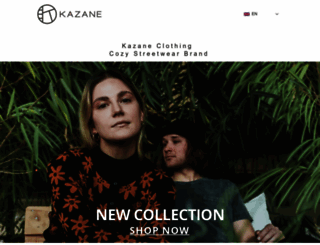 kazaneclothing.com screenshot
