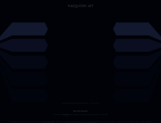 kazgulder.art screenshot