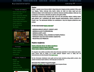 kazinointernete.com screenshot