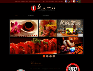 kazujapaneserestaurant.com screenshot
