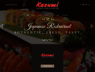 kazumiholt.com screenshot