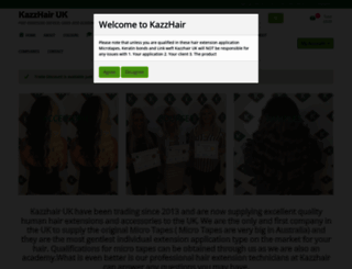 kazzhair.co.uk screenshot
