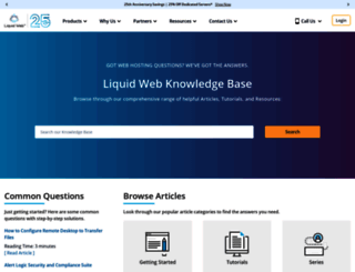 kb.liquidweb.com screenshot