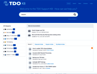 kb.tdo4endo.com screenshot