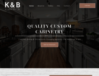 kbcabinets.com screenshot