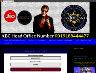 kbclotterywinners.online screenshot