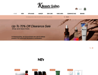 kbeautysydney.com.au screenshot