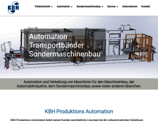 kbh-maschinenbau.de screenshot