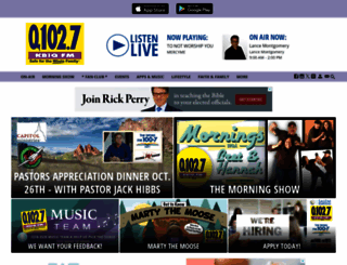 kbiqradio.com screenshot