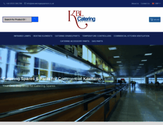 kblcateringequipment.co.uk screenshot