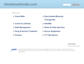 kbookmarkmatic.com screenshot
