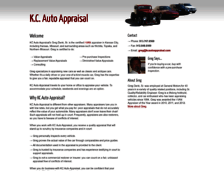 kcautoappraisal.com screenshot