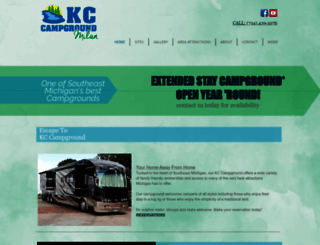 kccampgroundmilan.com screenshot
