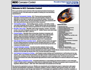 kcccorrosioncontrol.com screenshot