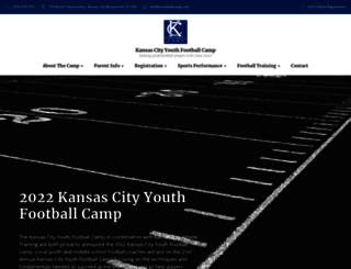 kcfootballcamp.com screenshot