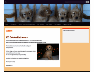 kcgoldenretrievers.com screenshot