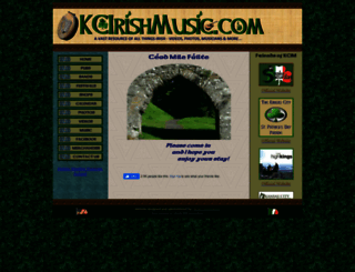 kcirishmusic.com screenshot