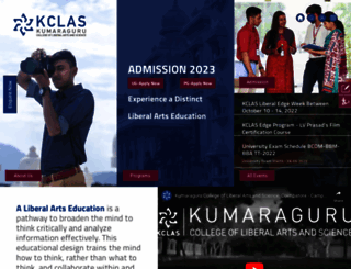kclas.ac.in screenshot