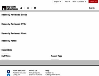 kcls-sandbox-cms.bibliocommons.com screenshot