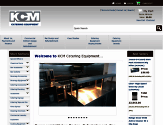 kcm-catering-equipment.co.uk screenshot