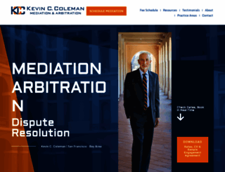 kcolemanmediation.com screenshot