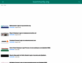kcommunity.org screenshot