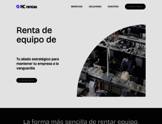 kcrentas.com.mx screenshot