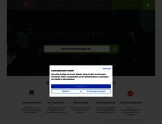 kcs-webhosting.de screenshot