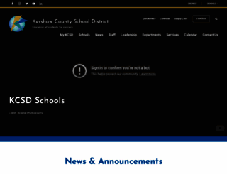 kcsdschools.net screenshot